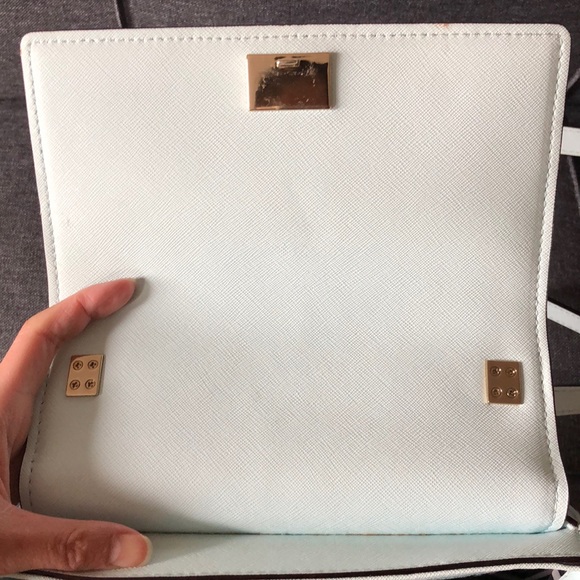 Authentic Kate Spade blue byrdie saffiano purse - Picture 8 of 8